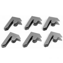 Monster Racking - 6 x connecteurs baie métal rayonnage Clips galvanisé acier stockage pour Rayonnage Galwix Gris Pièces Détachées Garage Rayonnage