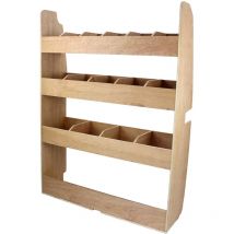 Monster Racking - Estantería Madera para Furgoneta Ford Transit 102x30x136cm Van Racking Sistema Almacenamiento Profesional para Constructores
