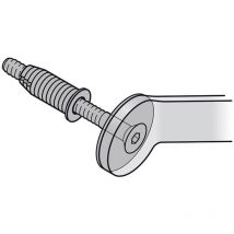 Montage Poignée de porte .M8 m. pour MHK-porte Acier inoxidable