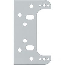 Anselmi Montageplatte - Türbeschlag passend zu Türband AN verdeckt, Stahl verzinkt