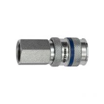 Frizione a sgancio rapido NW 7,8 – Acciaio galvanizzato, Acciaio inossidabile, NBR – Compressore Raccordo