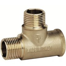 Montaje hidráulico de latón en forma de t mmh a tee Fp Pattaroni F143 1/2'Mx1/2'Mx1/2'F