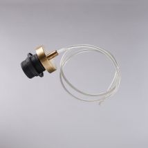 Belight - Montatura in ferro bronzato spazzolato con cavo elettrico regolabile senza rosone H.13 - max 113 - Ø7