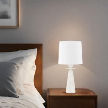 Hudson Valley Lighting - Montgomery Lampe De Table 1 Lumière Laiton, Lin, 2700k