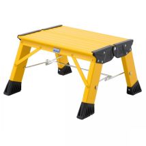 Krause - Aluminium-klapptritt Monto Treppy Plusline Gelb 2,20 M Tritthocker