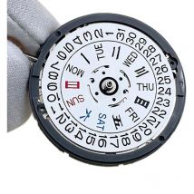Feiyue - Montre à mouvement automatique NH36A à remontage automatique, réglage de la date/jour, 24 rubis, réplique, 3,8 heures