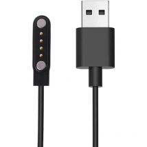 Montre connectée Chargeur magnétique, Montres connectées Accessoires Universel USB 4 broches Câble de Charge magnétique pour Smartwatch, Espacement