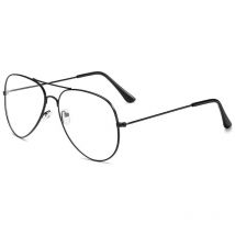Monture de lunettes de vue Pilot Flat Mirror Fashion Toad Mirror pour homme