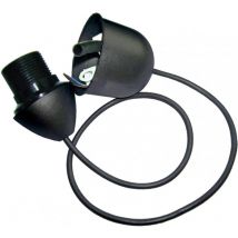 Monture plastique avec douille E27, longueur 60cm, 2x0.75 mm2, noire