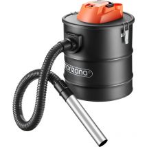 MONZANA 1200W Ash Vacuum Cleaner for Fireplaces & Stoves 20L Capacity Chimney Vac w/Blow Function Pre Filter HEPA Filter 23cm Aluminium Tube 100cm