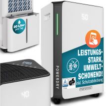 MONZANA Deumidificatore Elettrico 20-30m² 20L/giorno Display LED Timer 24 ore Deumidificatore per Ambienti Bagno Appartamento Wifi Smart Home App