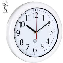 MONZANA Orologio da parete radiocontrollato impermeabile grande 30cm moderno con batterie senza ticchettio orologio da cucina analogico cambio