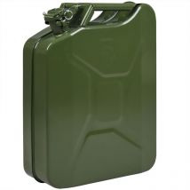 Tanica per benzina 20 l staffa di sicurezza Certificazione-UN Metallo Diesel Carburante Bidone Contenitore - Monzana