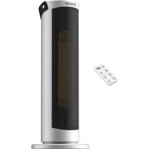 Monzana - Termoventilatore Ceramico Basso Consumo 2000W Display Touch led Colorati 4 Tipi di Ventilazione 15-35°C Oscillazione 70° Silenzioso Timer