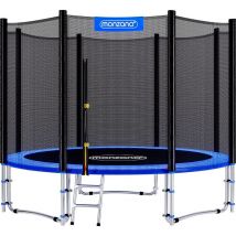 Trampolin ø 183 cm tüv Süd gs zertifiziert Komplettset inkl. Sicherheitsnetz, Leiter, Randabdeckung & Zubehör Kindertrampolin Gartentrampolin