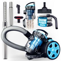 Monzana - 900 Watt Bagless Cyclonic Vacuum Cleaner 1.5 Litre Dust Container Household Floor Carpet / Furniture Vac incl. Accessories Pet Hair