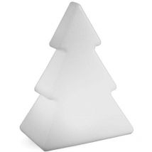 Pinus 160 Albero di Natale illuminato senza fili. Alimentato da batterie ricaricabili. Luce rgb con telecomando. Realizzato in polietilene in Spagna