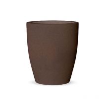 Moovere - violeta 55 Macetero Redondo y Moderno de Interior y Exterior Para Plantas y Flores Muy Resistente al Paso del Tiempo. Hecho de Polietileno