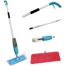 Haloyo Spray Mop Sprayer, Mikrofaser-Mop mit Sprayer,Blau