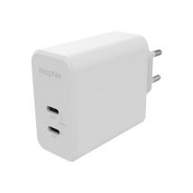 Zagg Accessories Wall Adapter usbc pd dual 67W gan White eu 2xUSBC (409909304) - Mophie