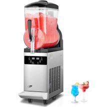 Mophorn - 12l Kommerzielle Slush-maschine, Einzeltank-gefrorenes-getränke-maker, 48 Tassen Margarita-smoothie-slushie-maker, Edelstahl Für Zuhause, 