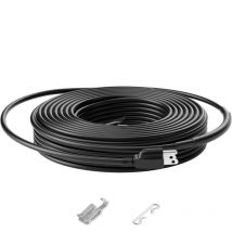 Mophorn - 15 m selbstregulierendes Rohrheizkabel, Heizband für Rohre 16 W/m, Rohre vor Einfrieren schützen, Schnee auf dem Dach schmelzen,