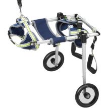 Mophorn - 2 Wheels Dog Wheelchair for Back Legs, Pet Wheelchair Lightweight & Adjustable Assisting in Healing, Dog Cart/Wheelchair for Injured,