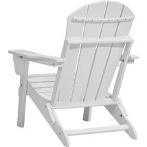 Mophorn - Adirondack Chair Set of 2, Plastic Folding Outdoor Chairs, All-Weather Patio Chairs with Cup Holder, Ergonomic Relaxing Armrest for Garden,