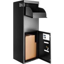Boîte de livraison de colis pour l'extérieur 13.9 « x11.6 "x42" Acier galvanisé Serrure codée Antivol IPX3 Boîte de dépôt étanche - Mophorn