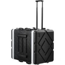 Mophorn - Boîtier rack 8U, armoire rack serveur avec roues abs, profondeur standard 19 pouces, loquets robustes, panneaux détachables pour amplis et