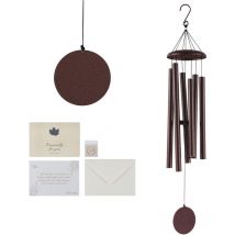 Mophorn Carillons éoliens pour extérieur, 1143 mm. 6 tubes, ton profond. Grand mémorial unique pour anniversaire. Décoration extérieure pour patio,