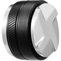 Mophorn Coffee Distributor 51mm, 2-in-1 Adjustable Espresso Distributor with Fan-Shaped Base. Made of 304 Stainless Steel, it has an