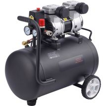 Compressore d'Aria, Serbatoio in Acciaio da 8 Galloni, Compressore Senza Olio da 1 hp 2,2 cfm a 90 psi e Pressione Massima di 120 psi, Compressore