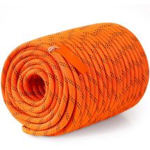 Mophorn - Corde en polyester doublement tressée 1/2' x 220 pi, 8000 lbs, prête pour l'aventure en plein air