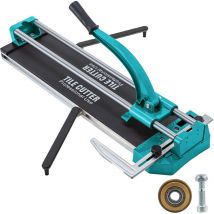 Mophorn - 31 Inch Manual Tile Cutter Double Rails & Brackets 3/5 in Cap with Precise Laser Tools for Precision Cutting (Coupeur de carreaux manuel de