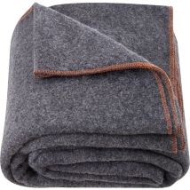 Mophorn - Couverture de camping en laine, grande taille 64' x 88', chaude, imperméable et coupe-vent, ignifuge, idéale pour l'extérieur, 80 % laine,