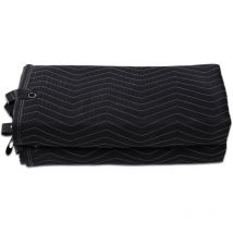 Mophorn Couverture insonorisante 96" x 80", extra large avec œillets pour bloquer le bruit acoustique, bloqueur de lumière pour porte, noir