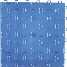 Mophorn - Dalles de sol de garage emboîtables 12' x 12' x 0,53', lot de 50, antidérapantes, double face, revêtement de sol pour garages, sous-sols,