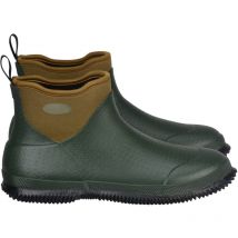 Deckstiefel für Damen, wasserdichte Angel-Regenstiefel, rutschfester Knöchelgummi, isolierte Schlammstiefel für die Gartenarbeit, Neopren, leicht und