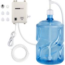 Mophorn - Distributeur d'eau en bouteille de 5 gallons, pompe, électrique automatique, entrée unique, compatible avec machine à café/thé,