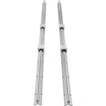 Mophorn Ensemble de rails de guidage linéaires , SBR20 1500 mm, 2 rails et 4 blocs coulissants, kit de rails linéaires et de roulements pour routeurs