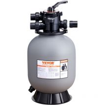 Mophorn - vevor Filtre a sable 406,4mm systeme de filtre a sable pour piscine hors sol avec valve multi-ports 7 voies debit 35GPM fonction filtre,