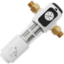 Mophorn - Filtre à sédiments Spin Down, filtre à sédiments pour toute la maison de 40 microns pour l'eau de puits, 3/4' g-m + 1' g-m, débit élevé de