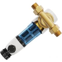 Filtro per Acqua Riutilizzabile 151 x 137 x 274 mm Filtro per Sedimenti per Tutta Casa da 40 Micron Filtro per Sedimenti per Acqua di Pozzo, per