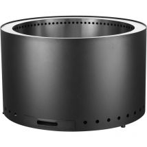 Mophorn - Fire Pit Stove Bonfire sans fumée - h : 18 in x Dia : 28 in, foyer d'extérieur portable avec bac à cendres amovible, intérieur en acier