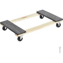 Furniture Dolly, 1000 lbs Load Capacity, 18' x 30', 4 x 3' pp Swivel Casters, Heavy Duty Hardwood Furniture Moving Dolly, Mover's Dolly, Moving Cart