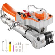 Herramienta flejadora neumática, para tiras de plástico pet de 12,7 mm a 19 mm de ancho, máquina flejadora de embalaje automática, con tensión máxima