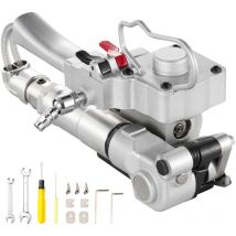 Mophorn - Herramienta Flejadora Neumática para Tras de Plástico pet de 19 mm a 25 mm de Ancho Máquina Flejadora de Embalaje Automática con Tensión