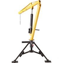 Mophorn - Hydraulic Pickup Truck Crane, 1000 lbs Capacity, 360° Swivel, Hitch Mounted Crane with Three Boom Capacities of 500 lbs, 750 lbs & 1000