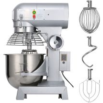 Impastatrice Planetaria 10L Elettrica 3 Velocita Regolabile da Tavolo, Impastatrice Elettrica da Cucina per Farina Uova Crema Carne Ciotola Velocita